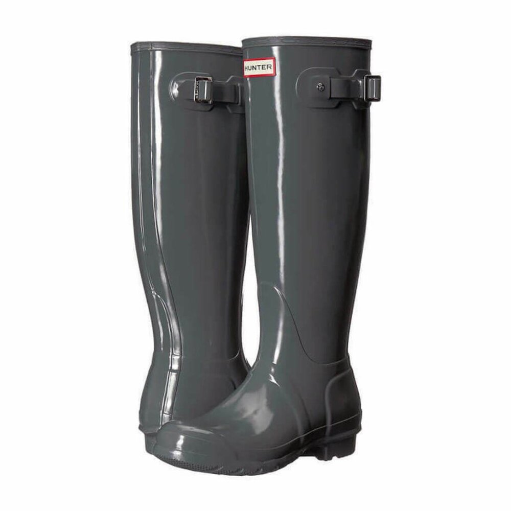 Hunter Original Hunter Slate Gray Gloss Tall Rain Boots